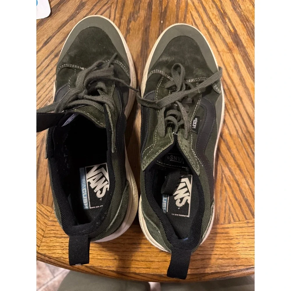 Vans UltraRange EXO Grape Leaf Green Black Sneakers Mens 7 Womens 8.5 721356